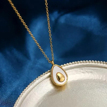 Avocado Charm Necklace